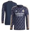 Officiële Voetbalshirt Real Madrid Uit 2023-24 Lange Mouw - Heren